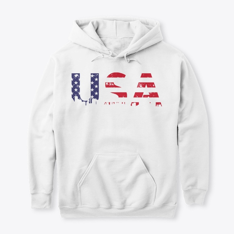 USA T Shirt US Flag Tee 