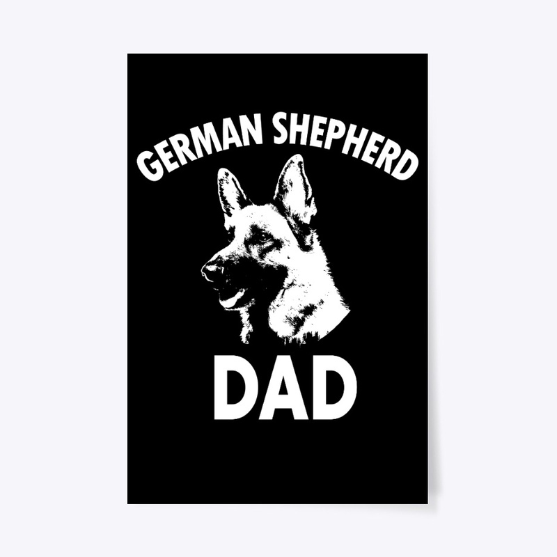 German Shepherd Dad Portrait  