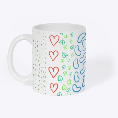 Doodle Mug White Camiseta Front