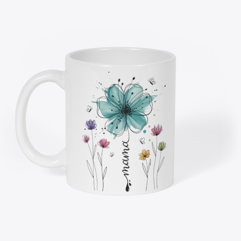 Mama Watercolor Floral