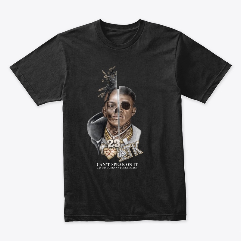 Can't Speak On It Black Tee