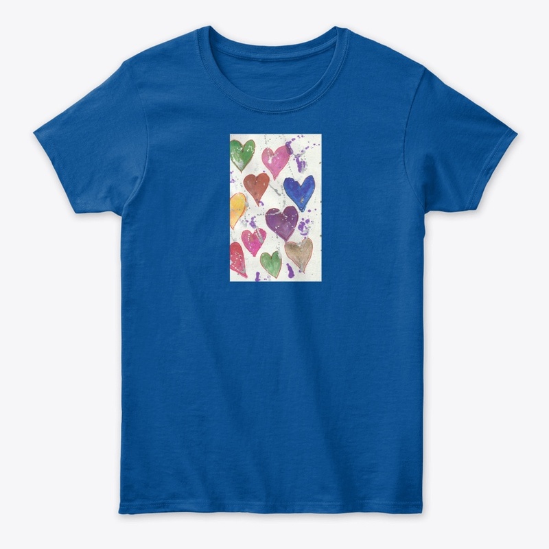 Bright hearts kids t shirt and mug