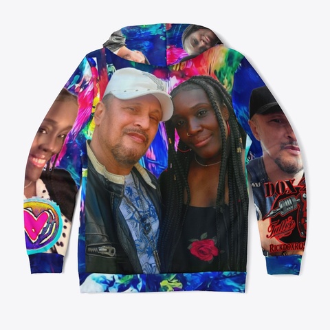 Rick And N'jeri White T-Shirt Back
