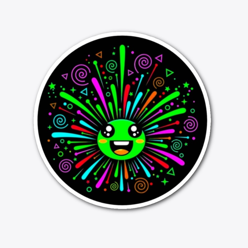 Kawaii Firework Burst Emoji
