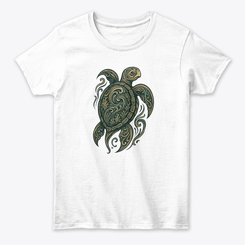 Ornate Turtle Art Design