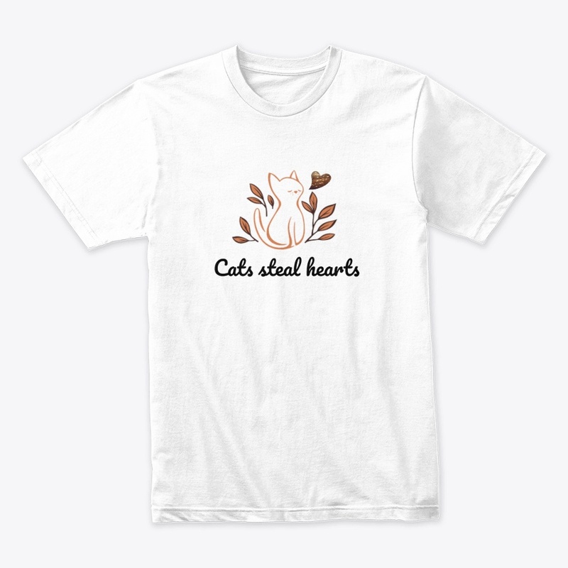 cats steal hearts design
