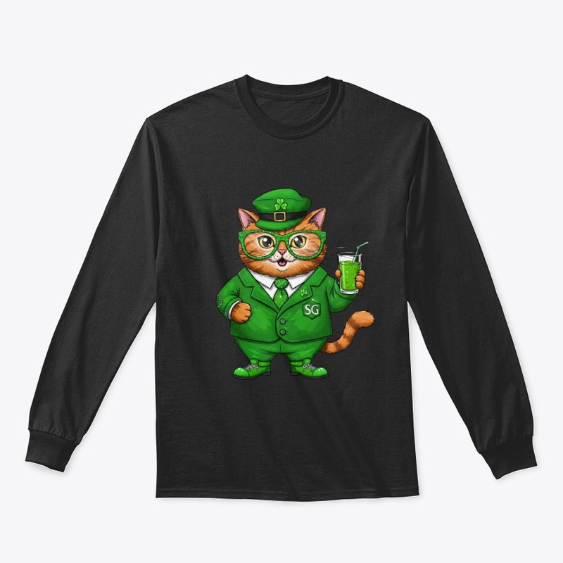 Funny St. Patrick's Cat 