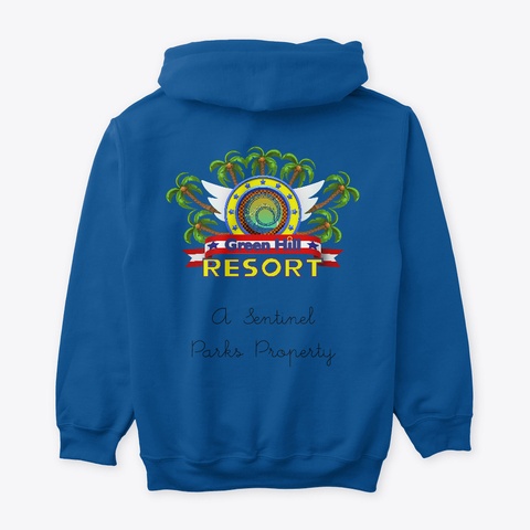 Sunburst Merch Royal T-Shirt Back