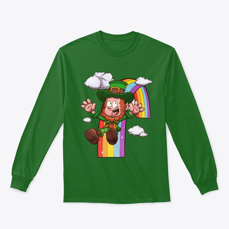 Rainbow Clouds St. Patrick's Day Art