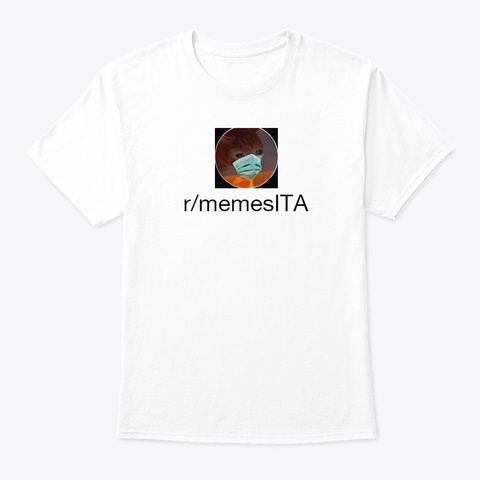 Memes Ita Clothing White Maglietta Front