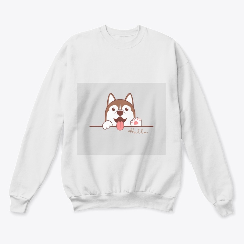 Brown Minimalist Cute Dog