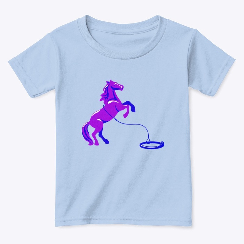 Purple Horse Toddler Shirt