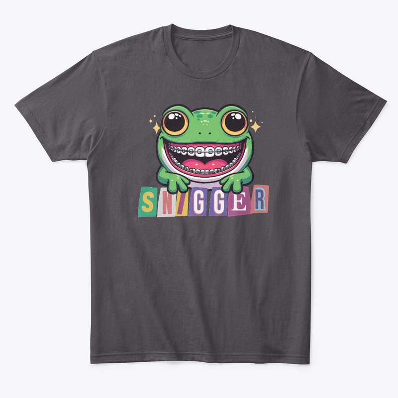T-shirt with cartoon frog 