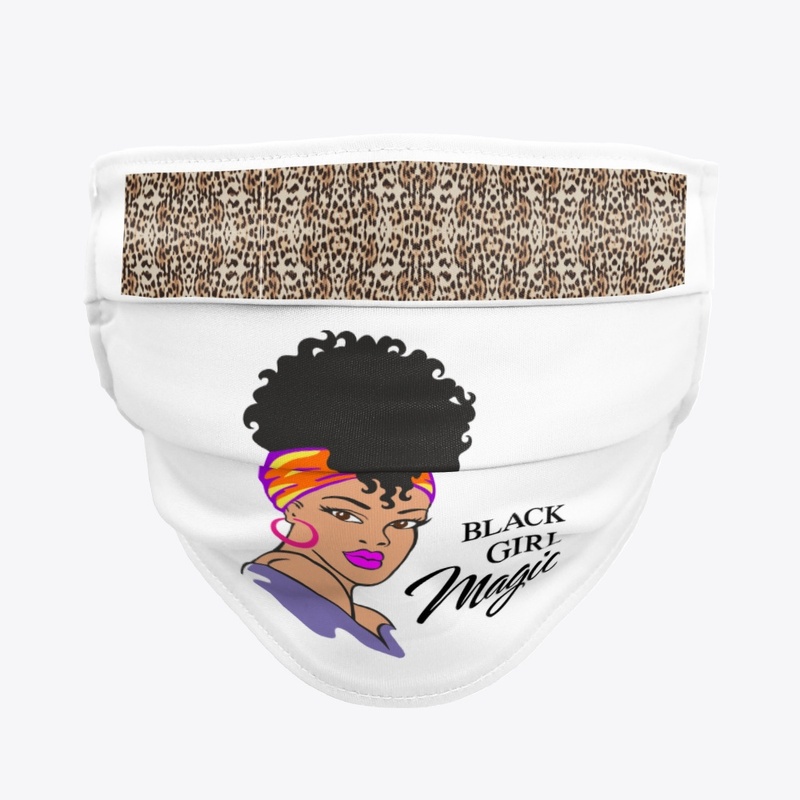 Women Cheetah Print B G Magic Face Masks