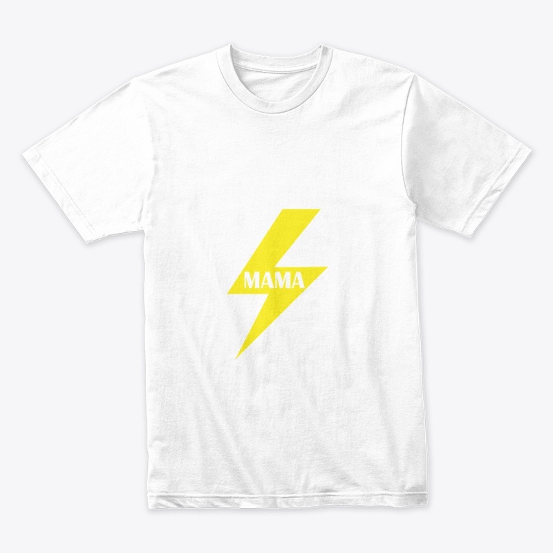 Women's Mama Lightning Bolt Print
