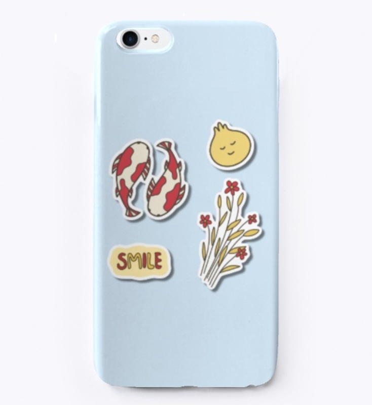 Aesthetics Stickers iPhone Case