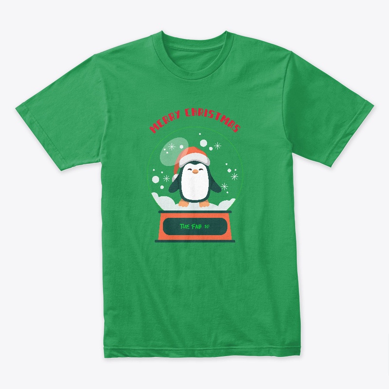 The Fab 10 Christmas Pinguin logo 2