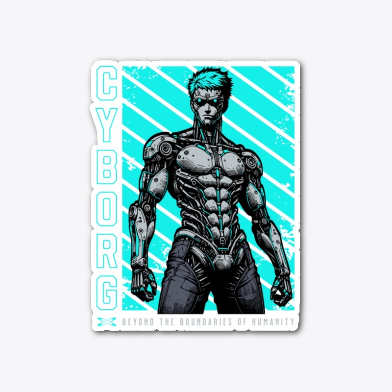 Cyborg Man of Steel Android Sci-fi Merch