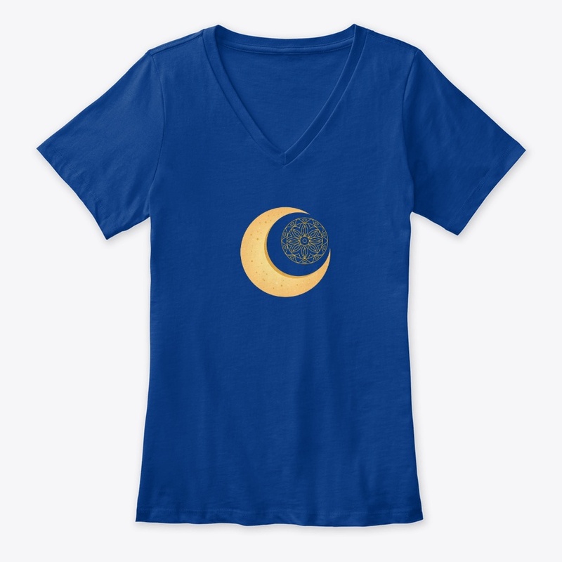 Flower Of Life Yellow Moon