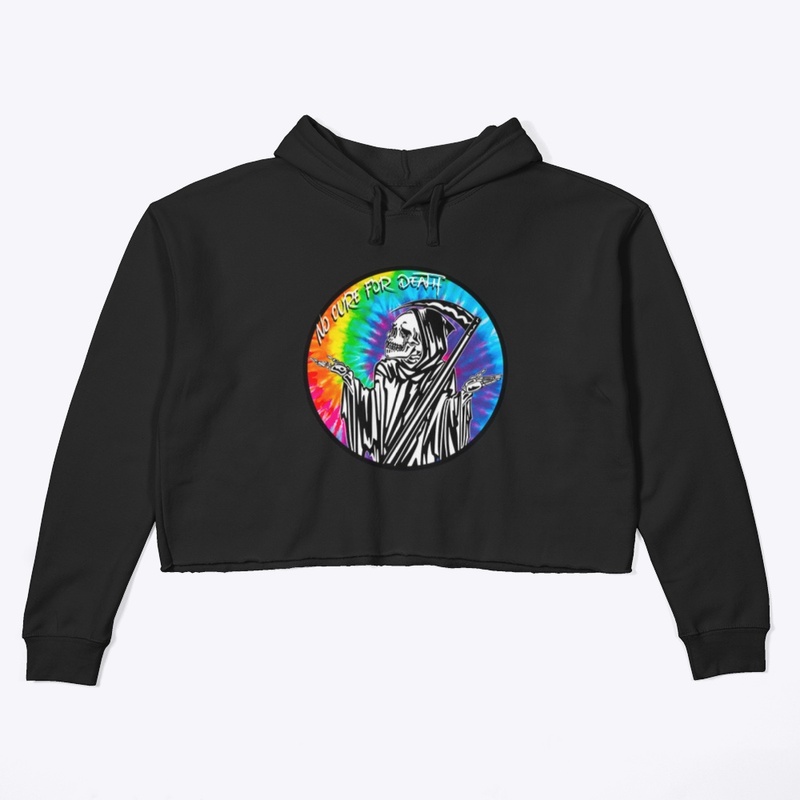 Tye Dye For Crop Hoodie