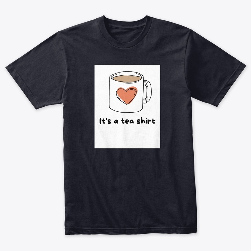 Colorful Graphic Tea Shirt with a Twist