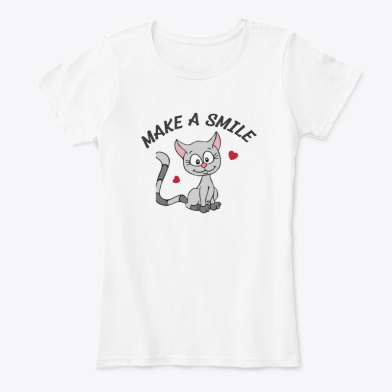 Make a smile printed design t-shirts 