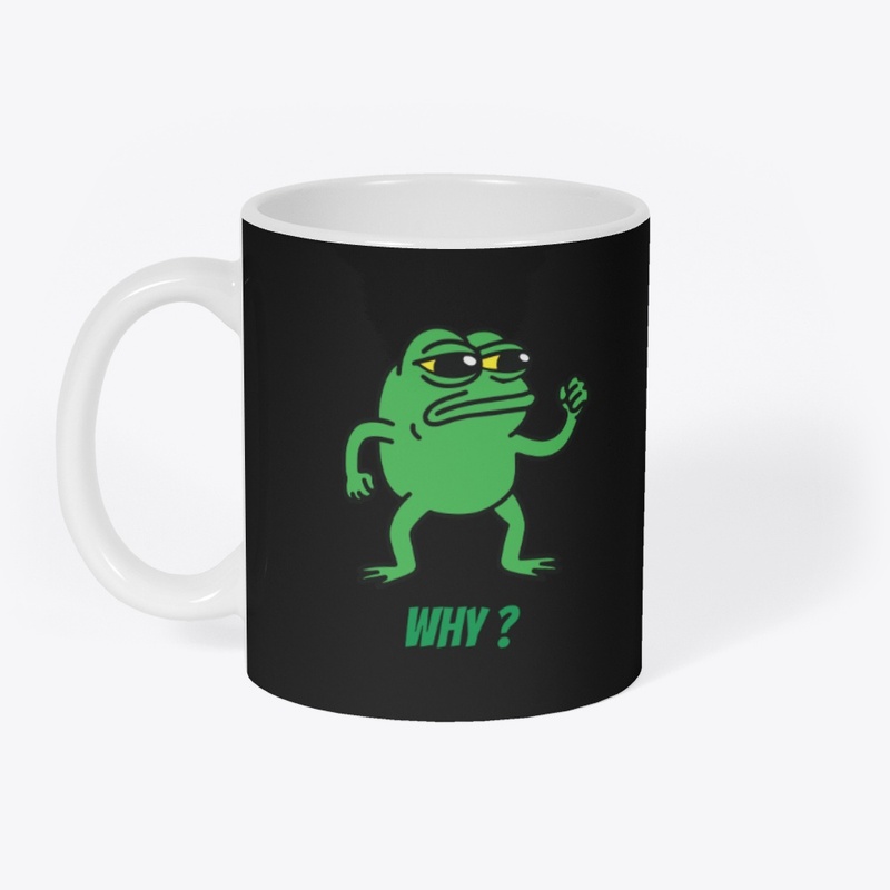 Green Frog Why Pose