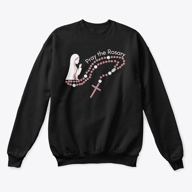 Pray the Rosary Catholic T-Shirt