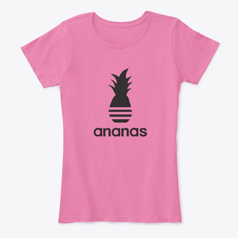 Ananas parody logo in black