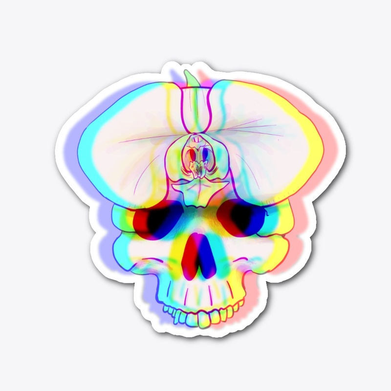 Skull Orchid Chromatic Aberration 