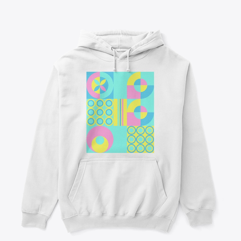 Tribal colorful geometric design pastel 