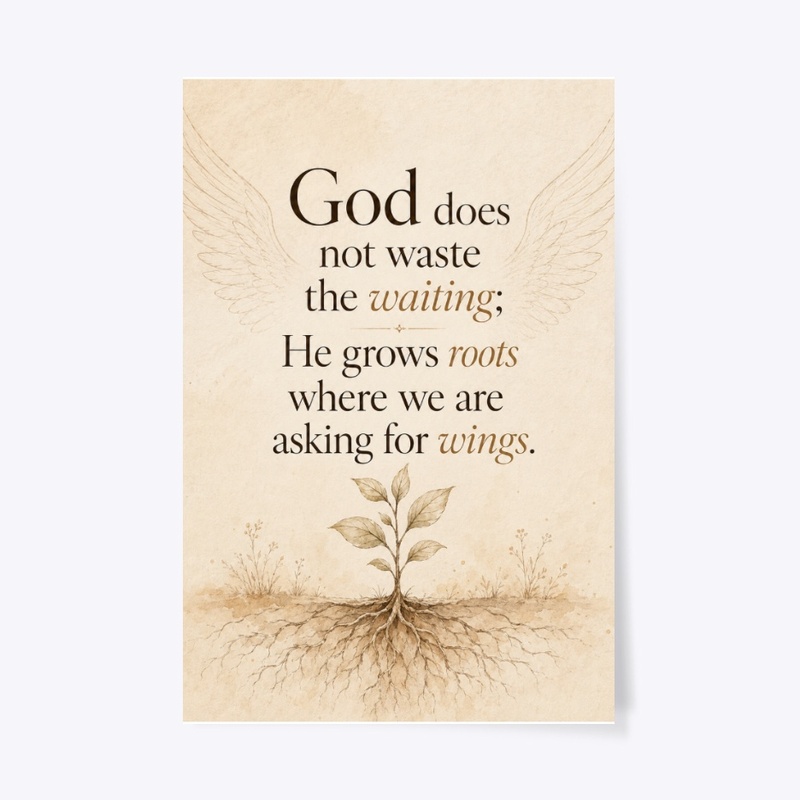 Waiting With God Wall Art