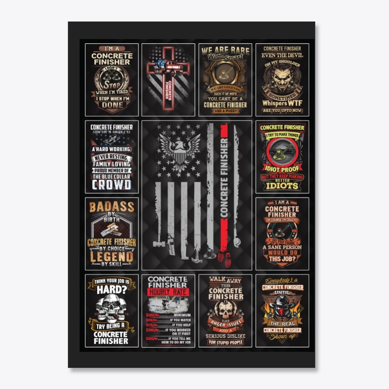 Concrete Finisher Collage Product