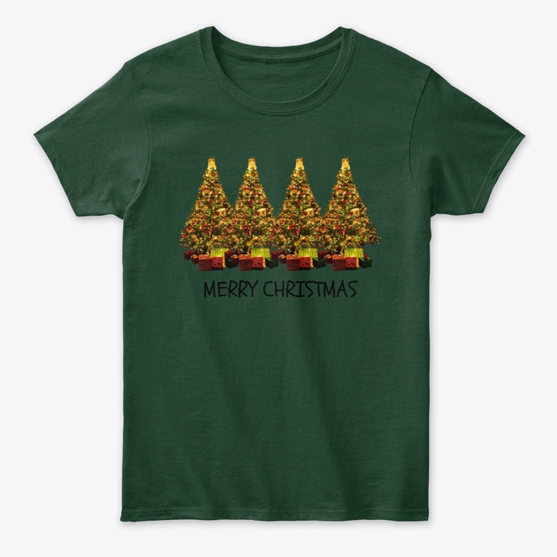 Christmas Tree T Shirt Xmas Tee