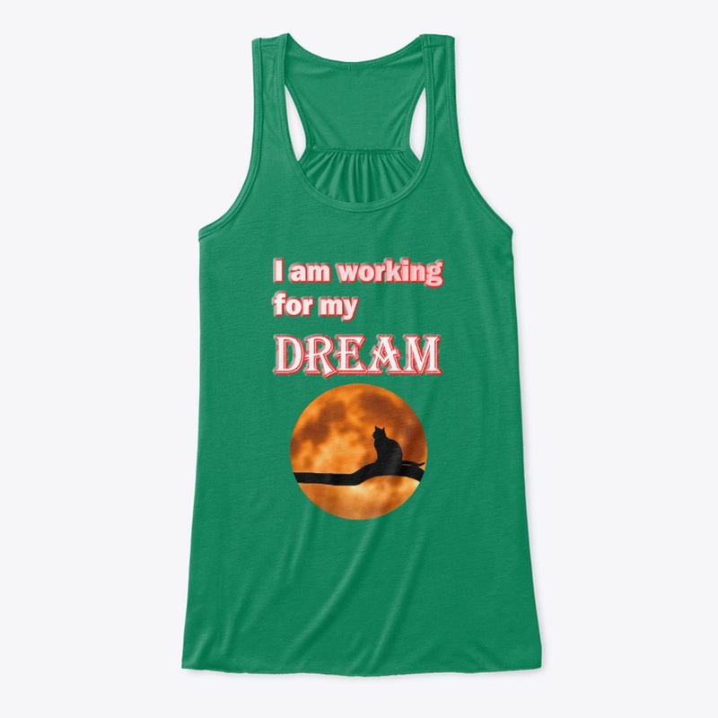 I am working for my dream- Alone cat