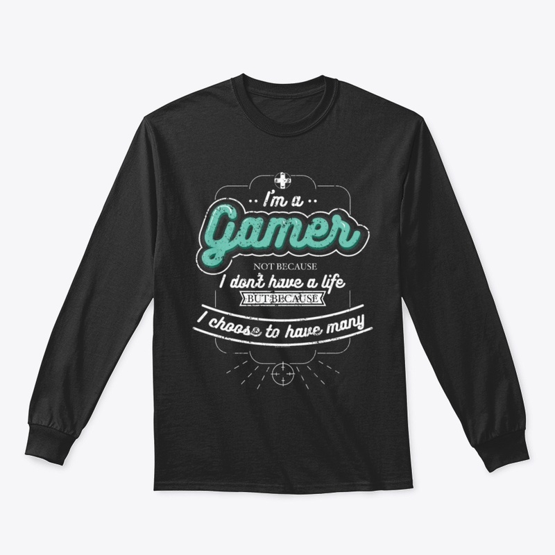 Funny Gamer T-shirt : I'm a gamer not...