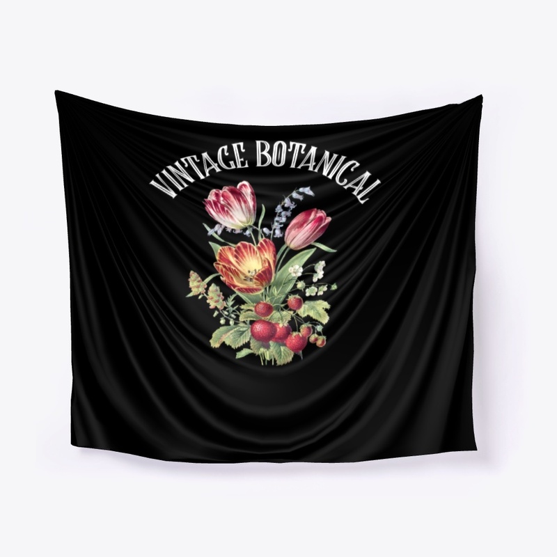 Vintage Botanical Bouquet Flowers