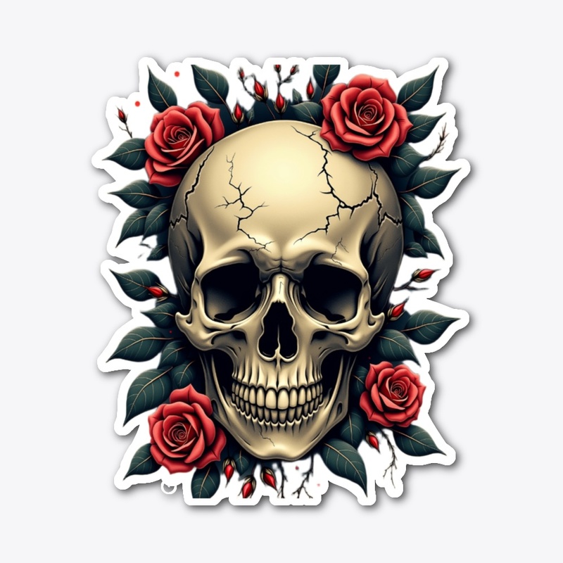 Skulls & Roses – Gothic Vintage Tattoo