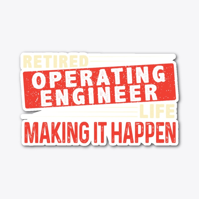 Retired Operating Engineer Hoodie  