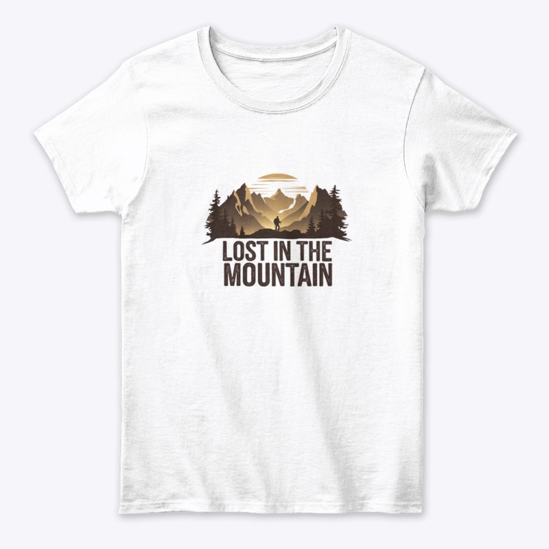 Lost in Mountain T-Shirt high quality