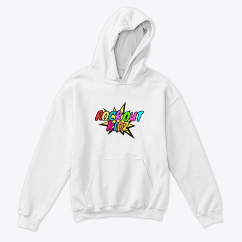 Rockout Kidz Items White T-Shirt Front