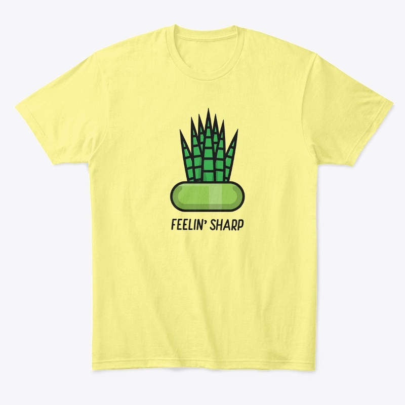 Feelin' Sharp Funny & Cool Illustration