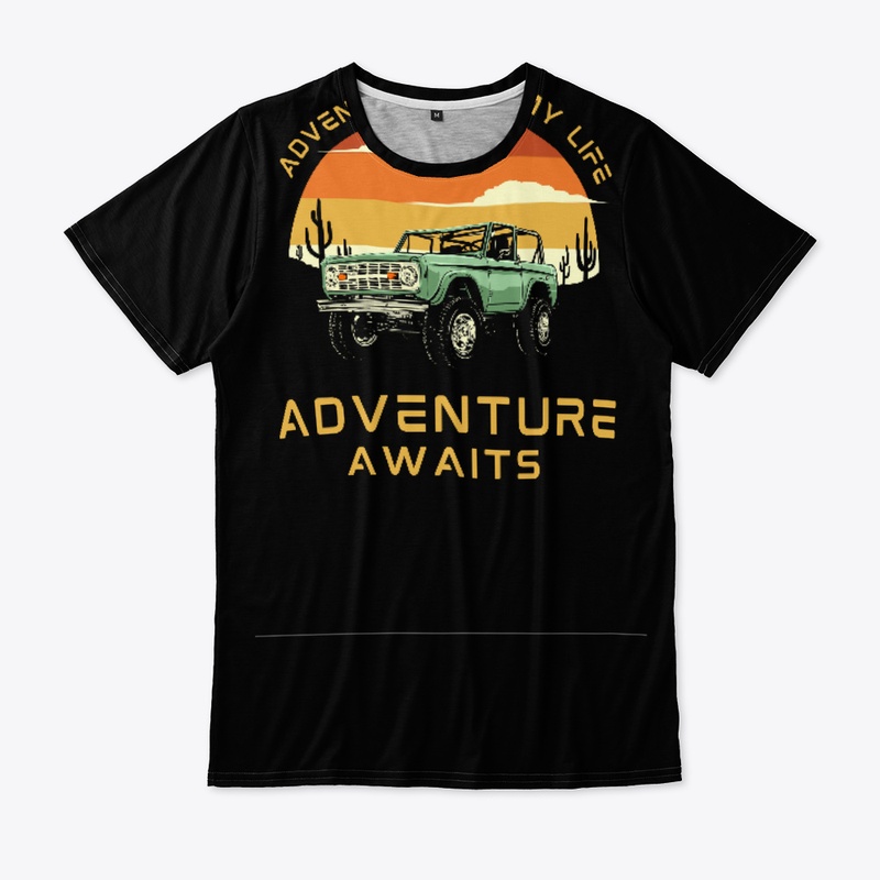 Car Adventure awaits,Take a hike tshirt 
