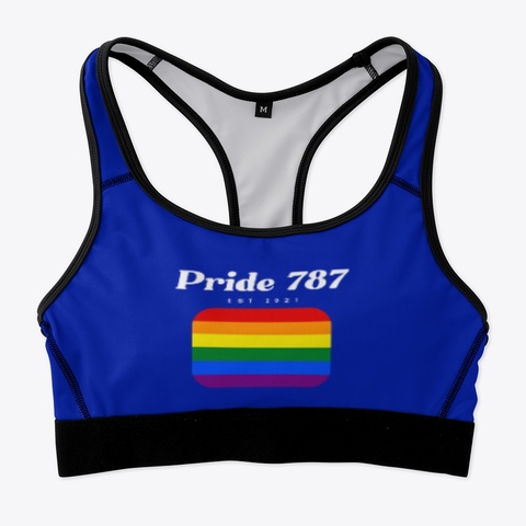 Pride787 Collection  Royal Blue T-Shirt Front
