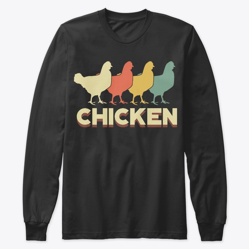 Silhouette Vintage Chicken Lover Gift