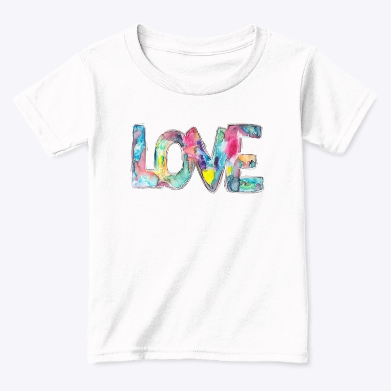 Watercolor LOVE shirt