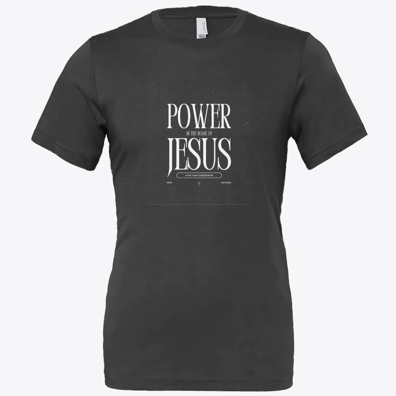 Power unto Jesus merch for T-shirts