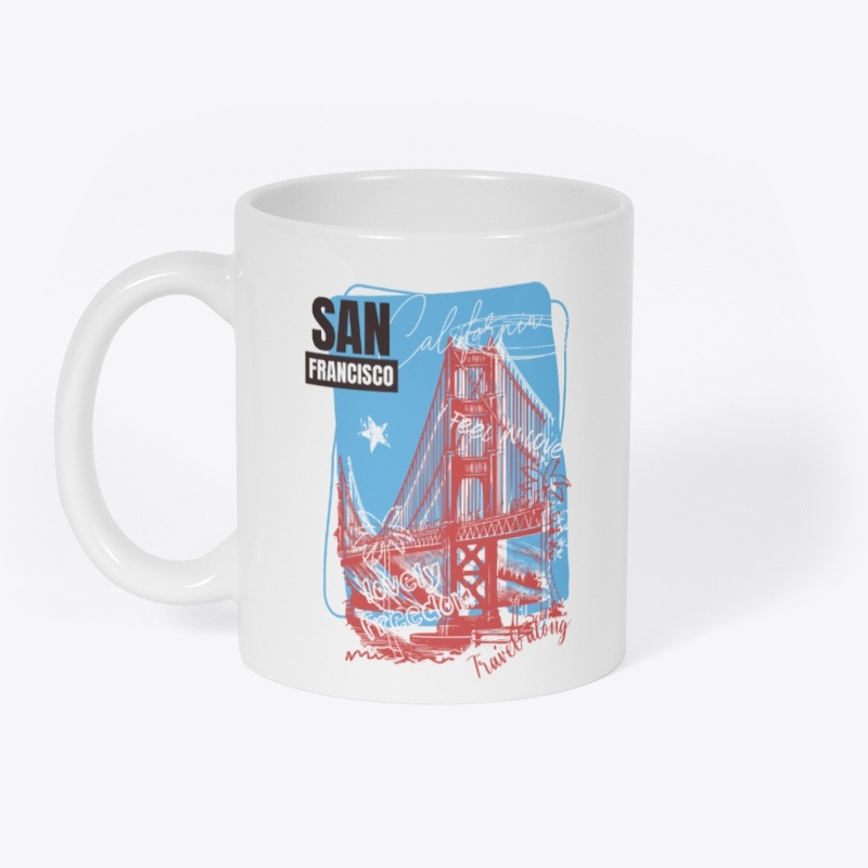 Stylish San Francisco Graphic Streetwear