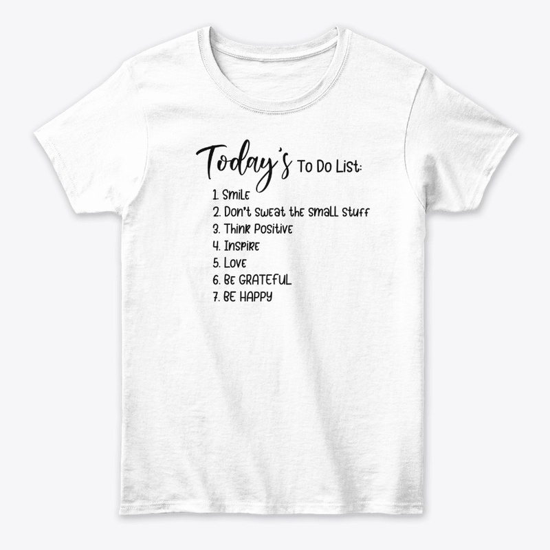 Today's to do list...