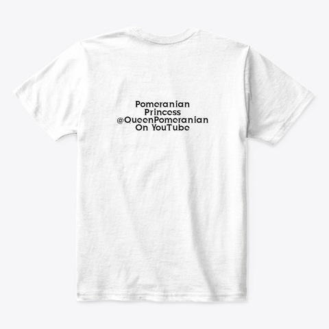 Snowdrop Feelings White T-Shirt Back